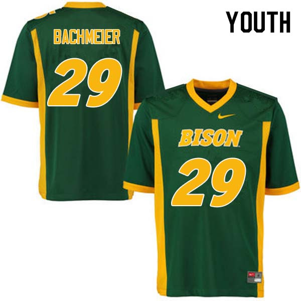 Youth #29 Eric Bachmeier North Dakota State Bison College Football Jerseys Sale-Green - Click Image to Close